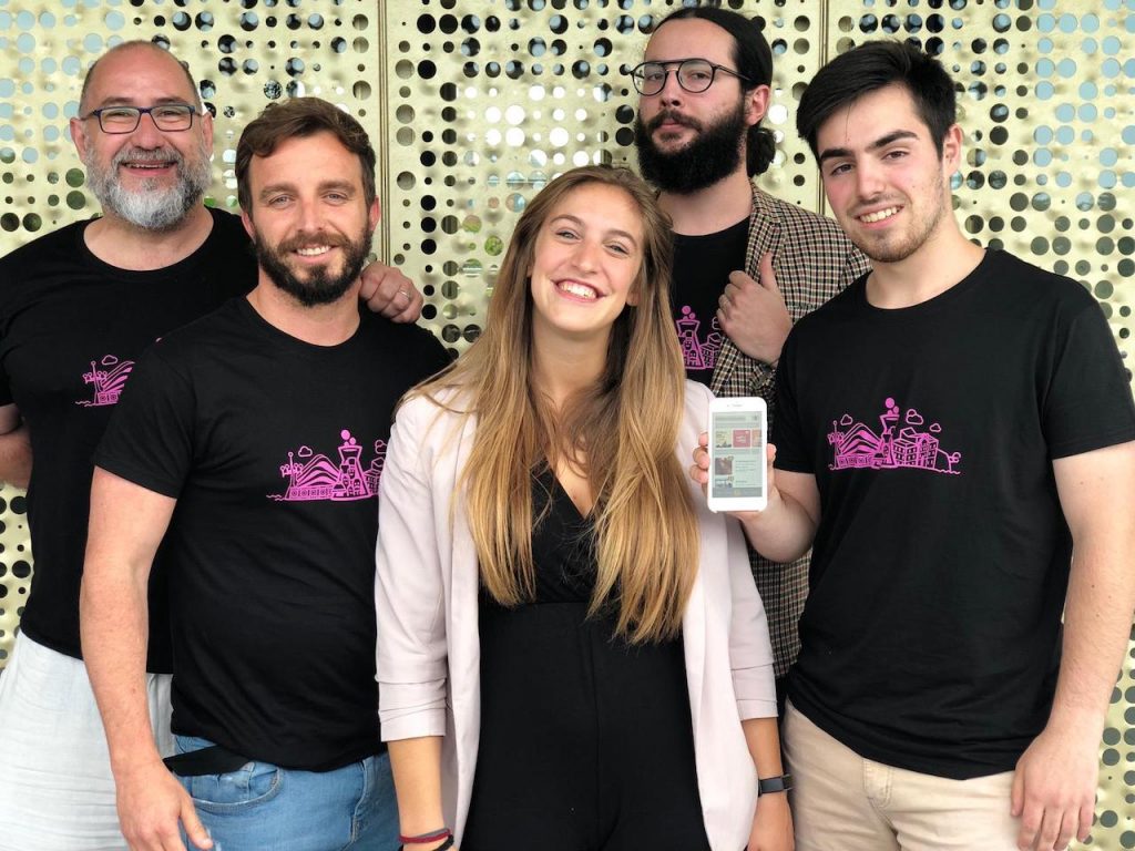 Equipo de TrustEat, ganadores del Primer San Sebastian Gastronomy Startup Weekend. Intrepia